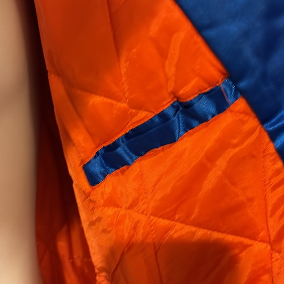 Men's New York Knicks Performance Jacket - Blue and Orange - Picture 8 of 11